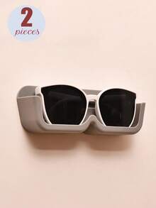 12 peças/10 peças/4 peças/3 peças/2 peças/1 peça de material plástico rígido sem furos, suporte para óculos de sol, caixa de armazenamento, estojo para óculos de sol, acessórios de exibição, adequado para colocar no quarto, sala de estar, banheiro ou escritório - multicolorido - Ver 16