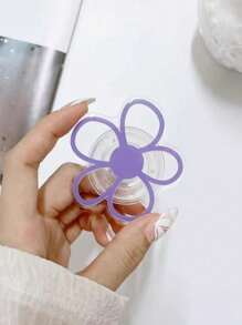 HyunA Flower Sliding Phone Stand, Creative Slouchy Desktop Stand, Universal Female Version Compatible With IPhone, Android Phone, Gift For Birthday, Family, Friends Push-Pull Phone Grip, Phone Holder, Phone Accessories