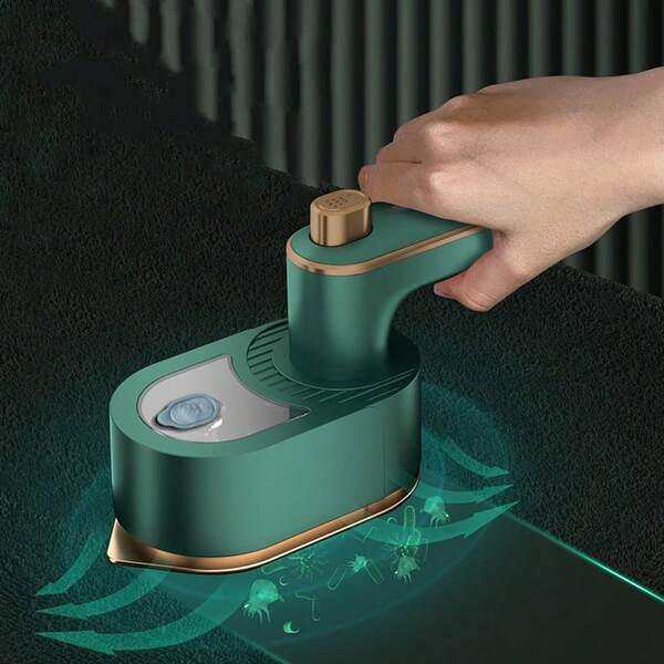 1pc Mini Electric Iron Does Not Hurt Clothes, Dry And Wet Dual Use, Convenient To Carry, Traveling Waterjet Iron, Rotating Iron,Color Random