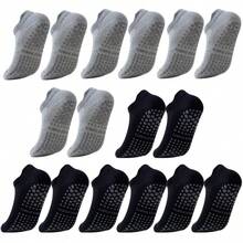 4 Pairs Women's Multicolor Non-Slip Yoga Socks With Gripping, Suitable For Pilates, Ballet, Fitness, Gripping Socks - Multicolor - View 51