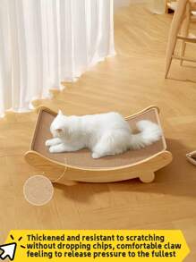 1PCThree-Dimensional Cat Scratching Board Is Wear-Resistant And Scratching-Resistant, Cat Nest And Cat Scratching Board Are Two-In-One, Sisal Is Wear-Resistant And Does Not Drop Chips, Large Reclining Chair Cat Claw Board Is Integrated Anti-Scratch Sofa Cat Toy