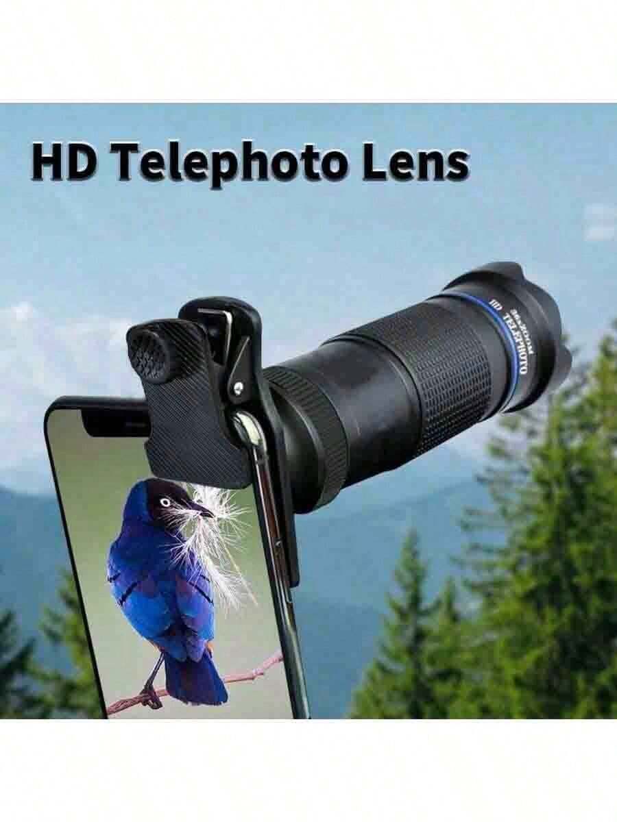 Lente de teléfono móvil con zoom de 36X, lente de fotografía de zoom para cámara de teléfono móvil, microscopio móvil para lentes de teléfono