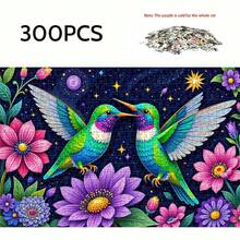 1000/500/300 片成人拼图，38x26 厘米/14.96x10.24 英寸，高品质厚纸板，色彩鲜艳，便携式艺术装饰 DIY 爱好必备，生日、万圣节、感恩节、斋月、复活节的完美礼物，工艺精湛，学习、娱乐活动游戏，艺术拼图系列，激发创造力，提高认知能力 - 彩色 - 查看 7