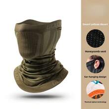 غطاء رقبة كامل قابل للتنفس، دافئ للرياضات الخارجية، معدات للطقس البارد، أزياء للرقبة، أغطية رأس أنيقة، مصنوع من مواد مرنة ومريحة، غطاء للوجه، إكسسوار متعدد الاستخدامات، مناسب للهواة الخارجيين والمستخدمين المهتمين بالموضة