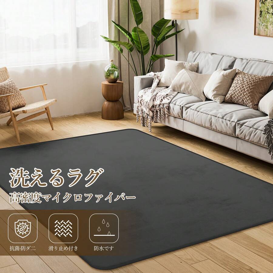 Lagua Area Rugs & Sets - 素色.深灰色(DGY) - 查看 1
