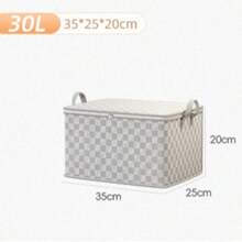 大容量布质储物袋，适用于家庭整理、行李必需品、季节性衣物、舒适床上用品、轻松搬家和卧室整理 - 多功能多用途存储解决方案，打造整洁的生活空间，具有耐用的结构和便捷的设计，非常适合秋冬衣橱更新、假期准备和返校整理。