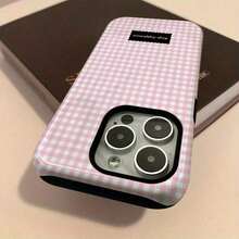 Funda para teléfono (1 unidad) con estampado único de leopardo y flores en 360°. Diseño 2 en 1 bonito y minimalista. Resistente a caídas y golpes. Cobertura total. Compatible con phone 16 Pro/16 Pro Plus/16/15/14/13/12/11. ¡Ideal para las fiestas! - Blanco 3 - Ver 2