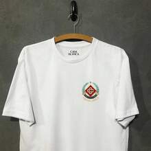 Casa Blanca Raminhos Streetwear Shirt 2025 Launch T-Shirt Basic 100% Cotton Short Sleeve Plus Size Blouse Various Colors!! Fastest Shipping From Brazil!! - 白色 - 查看 2