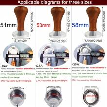 KCJLHGT 51/58mm Coffee Espresso Flat Tamper Press Tampers Tools For 51/58mm Portafilter - Black - View 3