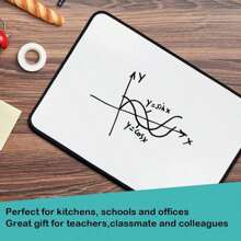 Dry Erase Mini Whiteboard, 4 Pcs A4 Small Whiteboard, Portable Double-Sided Dry Erase Board For Drawing In School &Amp; Home