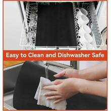 Electric Induction Hob Protector Mat Anti-Slip Mat Stove Covers 78cm X 52cm UK - Black - View 3