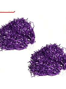 2/4/6/12pcs Cheerleading Flower Pom Poms, Cheerleading Pompoms Dance & Sports Accessories
