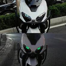 适用于汽车和摩托车的反光魔鬼眼贴纸，提高夜间可见度、耐用性和时尚性