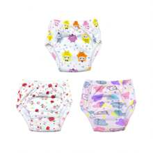 6pcs Baby Absorbent Potty Training Pants, Reusable, Breathable, Suitable For Boys And Girls, All Season