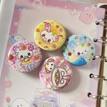 32mm süßer Kaninchen- und Hunde-Miniversiegelungsdekorations-Anstecker
