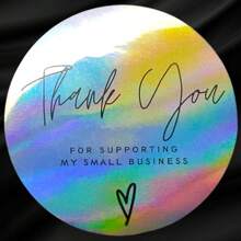 1 Roll 500PCS Thank You Stickers For Business Support DIY Decorative Sealing Labels Craft Stickers Non Transport Sensitive Items Bulk Pack For Arts Projects Gifts Packaging And More Creative Uses