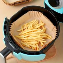 100/200pcs Air Fryer Liners Disposable Square Non-Stick Oil-Proof Baking Paper For 2-8 Quart Baskets, Microwave Safe & Easy Cleanup - Perfect For Frying, Baking, Cooking - Holiday Kitchen Accessories (Christmas, Valentine's Day), Air Fryer Accessories, Frying Preparation, Cooking Essentials, Pleated Edge Design Air Fryer Paper Liners Air Fryer Liners Disposable Air Fryer Paper Liner Parchment Paper For Air Fryer Air Fryer Parchment Paper