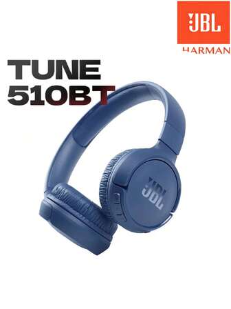 JBL JBL Tune 510BT - Bluetooth Kopfhörer mit bis zu 40 Stunden Akkulaufzeit, Mikrofon für Anrufe, faltbar und bequem, kompatibel mit Android und iOS