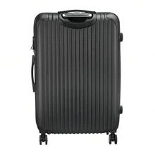 Creahappy 3-Piece Suitcase Set, Travel Suitcase, Hard-Shell Luggage Set With Swivel Casters, Lightweight And Durable, Made Of ABS With TSA Locks, M/L/XL, Black, B - 黑色 - 查看 5