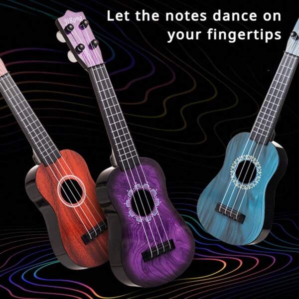 1 pieza Ukulele - Adecuado para principiantes y uso educativo, regalo musical temprano, accesorios de color aleatorio