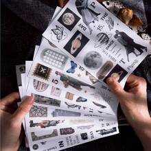 20 pezzi, Libro di adesivi decorativi in carta di alta qualità per il fai da te, adesivi in materiale autoadesivo per decorazioni fatte a mano, adesivi per la stagione del ritorno a scuola