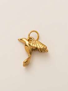 1pc Fashion Gold Animal Series Lion Elephant Whale Big Dog Sea Turtle Unicorn Exquisite Pendant, Electroplated 18K Gold, Waterproof And Sweatproof, Suitable For DIY Necklaces, Bracelets, Earrings, Keychains, Bag Chains, Shoe Buckle Accessories, Women's Jewelry Accessories, DIY Accessories - Gold - View 20