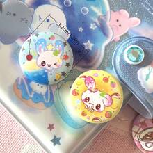 32mm süßer Kaninchen- und Hunde-Miniversiegelungsdekorations-Anstecker