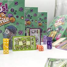 1set,Virus! Roll & Write Card Game - Strategic Dice-Rolling & Writing Challenge For Teens & Adults, Quick 15-20 Minute Pandemic-Themed Board Game With Dice Rolling & Strategic Thinking, Family-Friendly Game - Multicolor - View 3