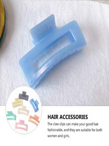 Personalized Custom Text Hair Clip Hair Claw Hairpin Personalized Name Number Hair Clip Letter Female Girl - Multicolor - View 3