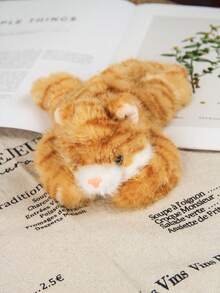 姜猫毛绒玩具 - Playful Ease - 永恒伙伴 - 橙色 11 英寸泰迪熊毛绒玩具儿童玩具、圣诞节礼物、万圣节礼物、节日礼物、儿童礼物