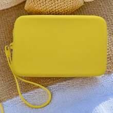 1个手持硅胶袋，防水沙滩手提袋，简约便携收纳袋，可用作化妆包，可水洗，带挂绳，可收纳化妆品、耳机、钥匙和卡片，创意硅胶收纳袋，房间装饰，包包，化妆包，旅行，化妆包，旅行必备，收纳，储物，旅行必备，化妆品收纳袋，化妆包，桌面收纳袋，化妆包，化妆包，旅行，化妆袋，包，化妆袋，旅行必备，化妆包，旅行必备，小型化妆包，化妆袋，化妆包，旅行必备，大容量，大化妆包，圣诞礼物，收纳袋，旅行，女士旅行必备礼物，收纳袋，手拿包/小手提包，化妆品收纳袋，化妆品收纳袋，收纳袋，刷子收纳袋，迷你收纳袋，大容量收纳袋，女士礼物，圣诞礼物，礼物创意 女性