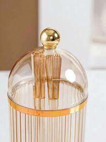 1 Set Spoon With Storage Jar, Modern Tableware Organizer Suitable For Restaurant, Home, Halloween, Christmas Party And Wedding, Cutlery Accessories