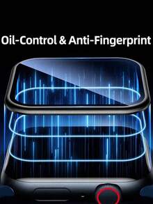 5 Stücke HD Vollabdeckung Bildschirmschutz, gebogener Verbundfilm und Carbonfaser-Stil, kompatibel mit Apple für 38/40/41/42/44/45/46/49mm Ultra/SE/Serie 10/9/8/7/6/5/4/3/2/1