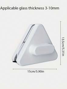 Magnetic Double-Sided Window Cleaner For High-Rise Buildings,Strong Magnetic Glass Cleaning Tool For 3-10mm Single-Ply Windows In Living Room/Bedroom/Bathroom,No Electricity Needed, Durable ABS Plastic,Perfect For Office Cleaners, Elderly & Pet Owners,Great For Housewarming & Christmas Gifts,Anti-Fall Safety Rope Included,Suitable For Single-Layer Glass