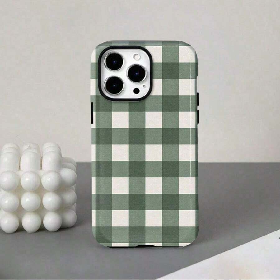 Funda para teléfono (1 unidad) con estampado único de leopardo y flores en 360°. Diseño 2 en 1 bonito y minimalista. Resistente a caídas y golpes. Cobertura total. Compatible con phone 16 Pro/16 Pro Plus/16/15/14/13/12/11. ¡Ideal para las fiestas! - Blanco 6 - Ver 1