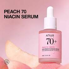 Peach 70 Niacinamide Serum 30ml / Brightening Hydrating Face Serum/Daily Clean Beauty (1.01 Fl. Oz.) - 藕粉色 - 查看 5