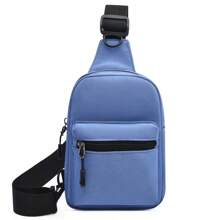 1pc New Women's Chest Bag, Women's Crossbody Bag, Made Of Soft Nylon Material, Thick And Durable, Solid Color, High Quality, Suitable For Daily Commuting, Sports, Campus, Shopping, Travel, Holiday Gifts - Multicolor - View 19