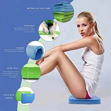 Almohadilla gruesa para arrodillarse, impermeable, para jardín, baño, yoga, cojín de espuma de alta densidad, protección, garaje, suave, deportiva, antideslizante - Negro 46x28x4cm - Ver 6