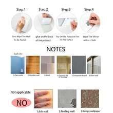 OUTANA 12-Piece Acrylic Home Decor Cutout 3D Mirror Wall Decals Shatterproof Self-Adhesive Wall Trim And Corner Decor Ideal For Bedroom, Living Room, Bathroom, Kitchen, And TV Background Wall Decor - Gold - View 11