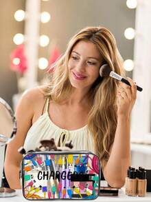 Sản phẩm mới! Túi đựng đồ du lịch đa năng tích hợp sạc - Túi đựng đồ vệ sinh cá nhân trong suốt, vật dụng cần thiết khi đi du lịch, túi đựng mỹ phẩm du lịch có khóa kéo di động, túi đựng đồ vệ sinh cá nhân bằng PVC trong suốt dùng cho bãi biển, túi đựng đồ chống thấm nước, túi sắp xếp đồ trong suốt, túi đựng cáp và USB, túi đựng mỹ phẩm PVC được chấp thuận tại sân bay dùng để đựng sạc, cáp và pin dự phòng. - Nhiều màu - Xem 4