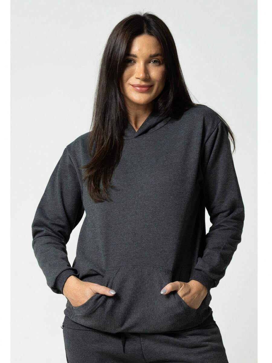 Men Sweatshirts - 深灰色 - 查看 1