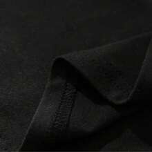 Streetwear Shirt Hotel Red T-Shirt Launch 2025 Basic 100% Cotton Short Sleeve Blouse Plus Size Various Colors!! Fastest Shipping From Brazil!! - màu đen - Xem 6