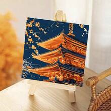 8x8英寸成人入门级数码油画套装，风景花园数码油画套装，适合家居墙面装饰 - 彩色 - 查看 31