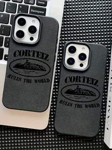 Fashion C-Corteizs Drop-Proof Soft Case For Couples, New Anti-Slip Matte Full-Coverage Unisex Soft Case Compatible With IPhone X/Xs/Xs Max/11/11Pro/11 Pro Max/12/12 Pro/12 Pro Max/13/13 Pro/13 Pro Max/14/14 Pro/14 Pro Max/15/15 Pro Max/15 Pro/16/16 Pro/16 Pro Max, Offering Durable Drop Protection With A Simple Yet Attractive - Nhiều màu - Xem 3
