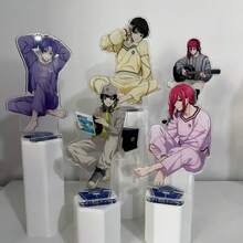 热销可爱单件装 Bluelock 动漫钥匙扣，音乐 Isagi 亚克力钥匙扣，Nagi 动漫钥匙扣，Bachira 手机挂件，汽车钥匙扣，Chigiri 书包挂件，可爱包包配饰汽车配饰字母 15 厘米 - 彩色 - 查看 3