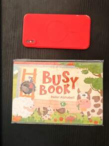 1 set barns tidiga utbildningsupplysning tyst klistermärkesbok, allmän kunskapsigenkänning upprepad läskunnighet Montessori babyklistermärke upptagen bokleksak, födelsedagspresent, storlek 8,27 tum * 5,51 tum - Tyst klistra bok - Visa 13