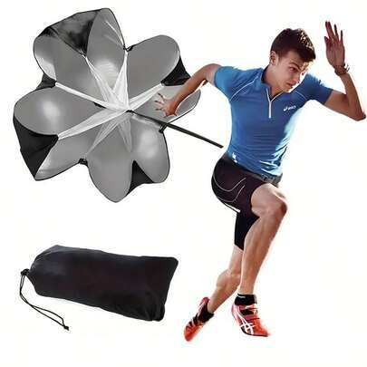 1pc Football Resistance Parachute, Strength Training Parachute For Power, Speed, And Core Strength
