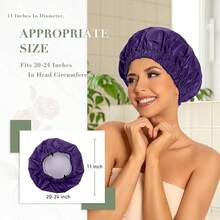 Shower Caps - Dark Purple - View 4