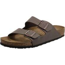 Birkenstock Unisex Arizona Sandals Soft Footbed - Mocha - View 1
