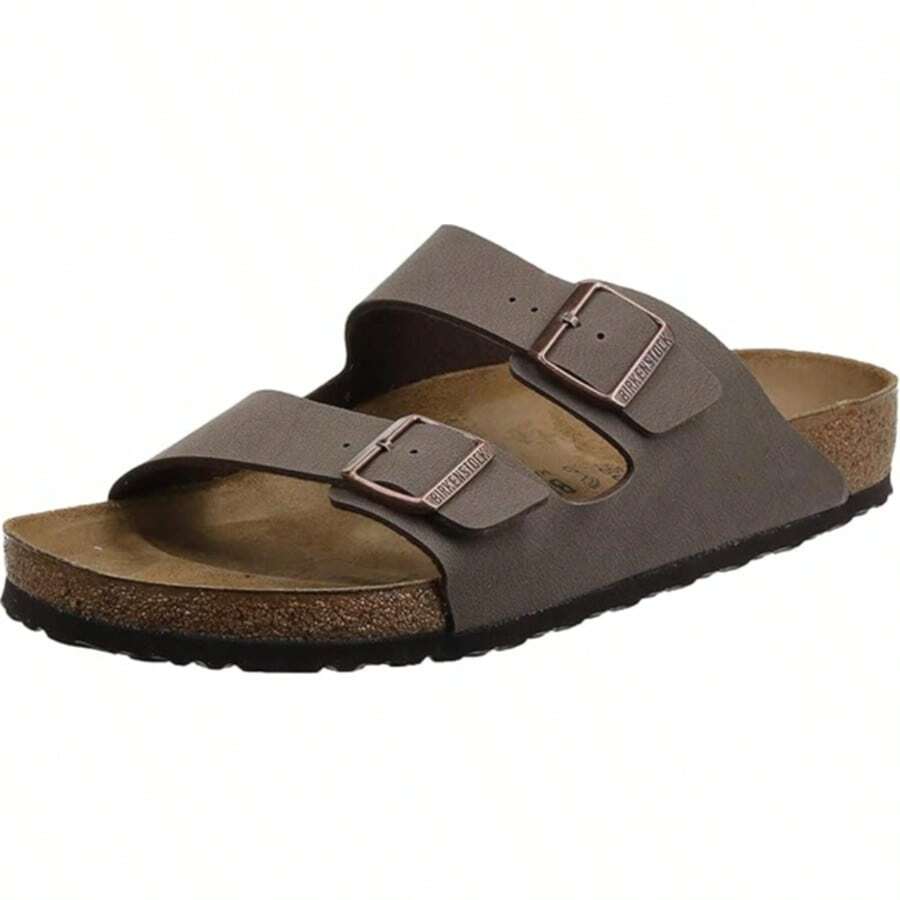 Birkenstock Unisex Arizona Sandals Soft Footbed - Mocha - View 1